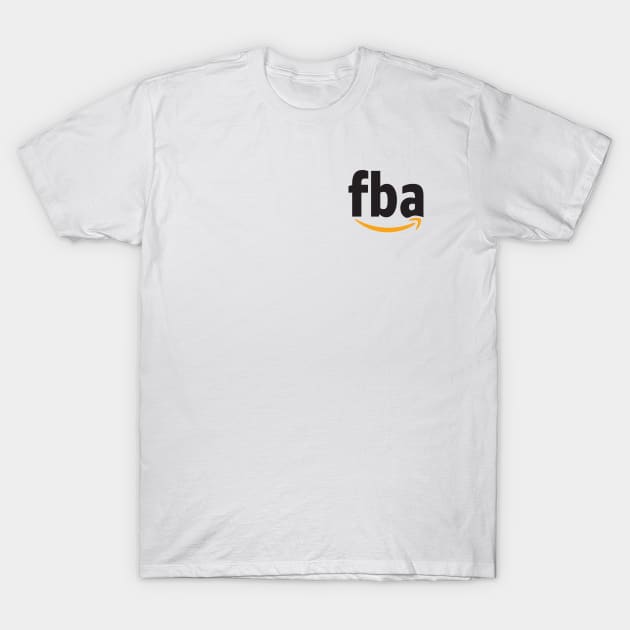 Amazon Arbitrage FBA Small Logo Corner T-Shirt by geekers25